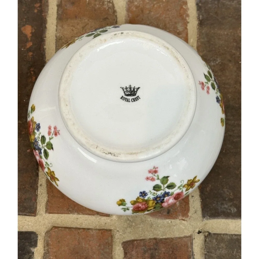 Royal Crest Porcelain Jar 7 1/2